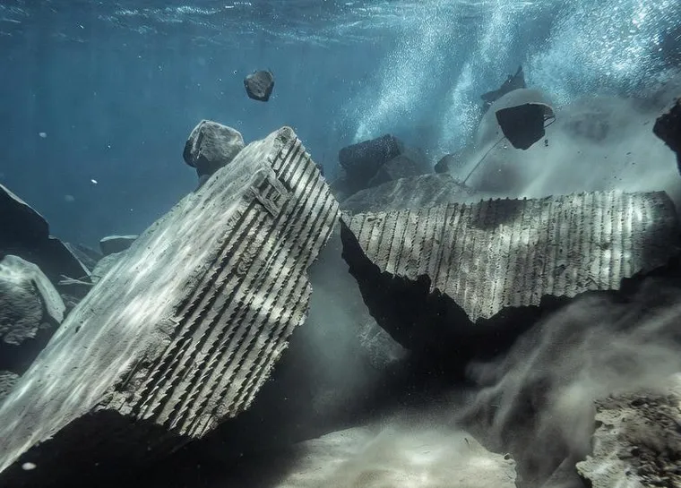 Desmonte de Rocha Subaquático